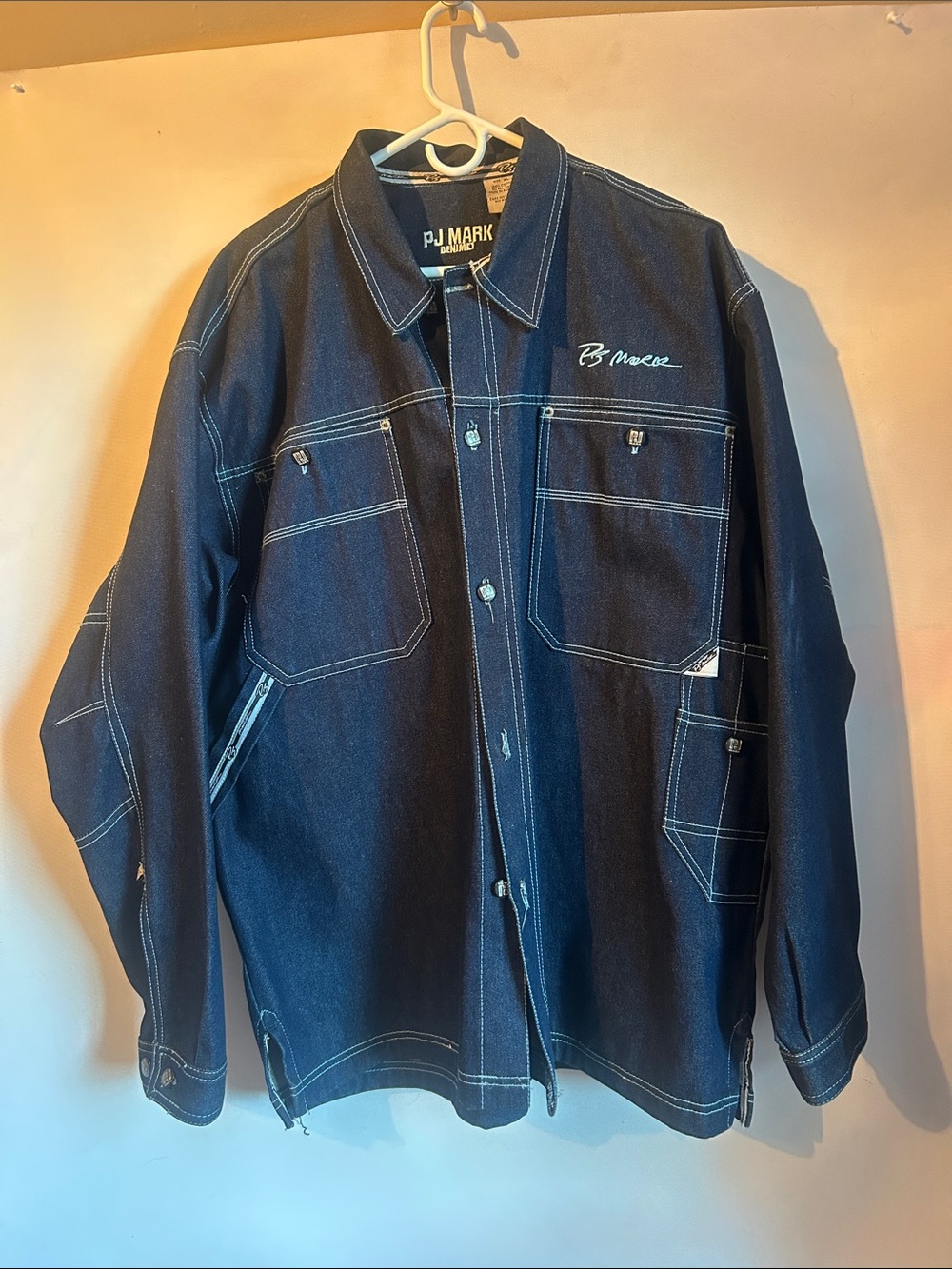 PJ Mark Men’s Dark Blue Denim Jacket XL